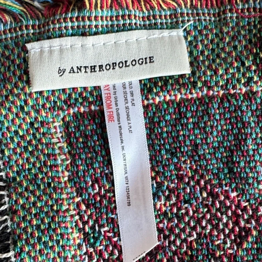 Anthropology Woven Chandler Throw Blanket 50